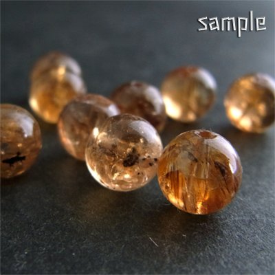 画像4: インペリアルトパーズ 丸ビーズ お任せ粒と選ぶ粒