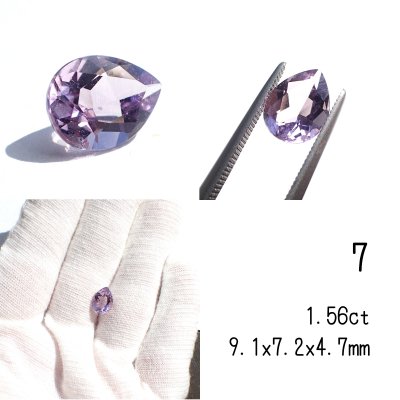 画像11: アメシスト ペアシェイプカットルース 選ぶ粒（まとめ割引あり）