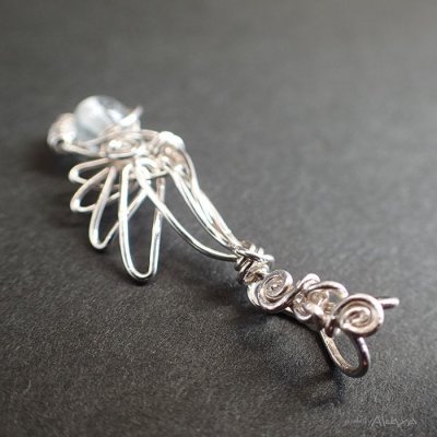 画像5: 片翼天使のペンダント ナチュラルトパーズ