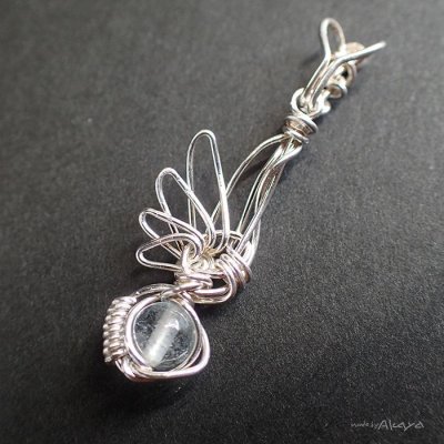 画像7: 片翼天使のペンダント ナチュラルトパーズ