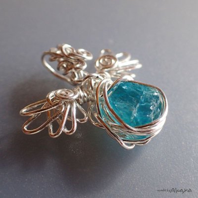 画像5: 天使のペンダント ブルーアパタイト