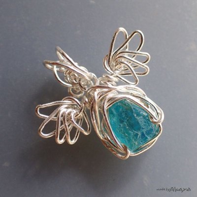 画像6: 天使のペンダント ブルーアパタイト