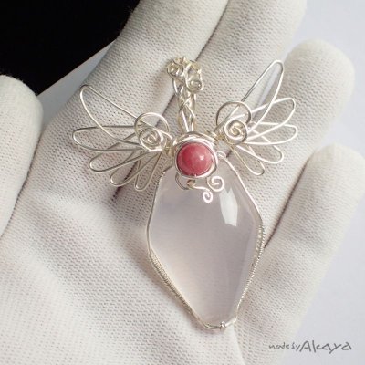 画像9: ペンデュラムトップペンダント アフロディーテの導き ローズクォーツ