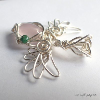 画像4: 天使のペンダント ローズクォーツ