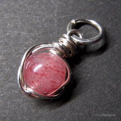 画像6: 一粒エルフのペンダント ピンクエピドート