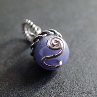 画像4: うずまきチャーム タンザナイト