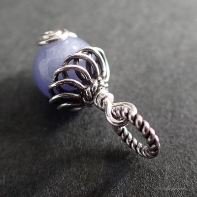 画像5: うずまきチャーム タンザナイト