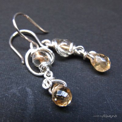 画像3: エルフの耳飾り シトリン