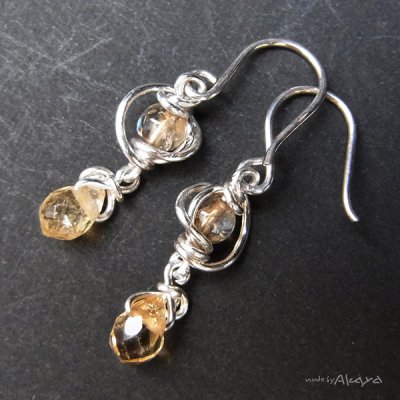 画像8: エルフの耳飾り シトリン