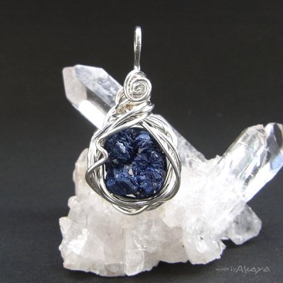 画像8: エルフのペンダント アズライト