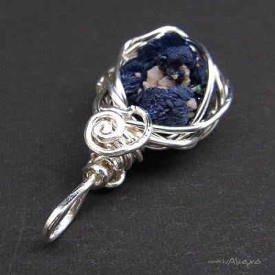 画像4: エルフのペンダント アズライト