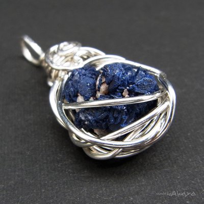 画像5: エルフのペンダント アズライト