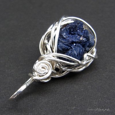 画像11: エルフのペンダント アズライト