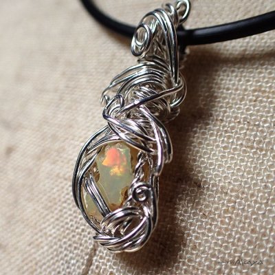 画像3: 虹精霊のペンダント オパール