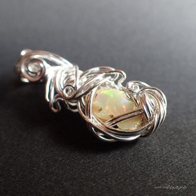 画像4: 虹精霊のペンダント オパール