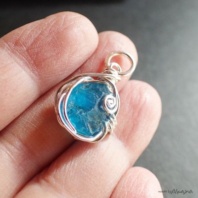 画像4: エルフのペンダント ブルーアパタイト