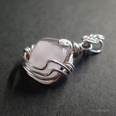 画像5: エルフのペンダント ローズクォーツ