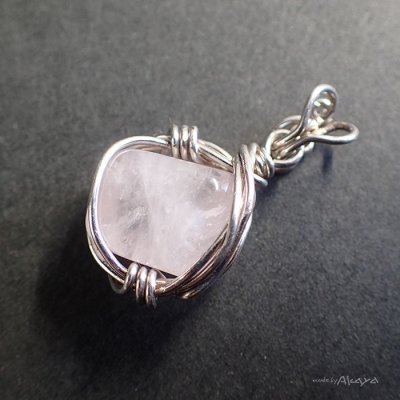 画像8: エルフのペンダント ローズクォーツ