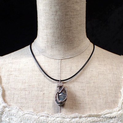 画像8: エルフのペンダント ウォーターメロンガーネット