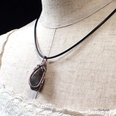 画像3: エルフのペンダント ウォーターメロンガーネット