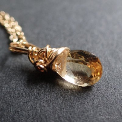 画像4: 雫のプチペンダント シトリン