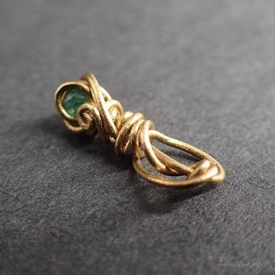 画像5: プチペンダント エメラルド