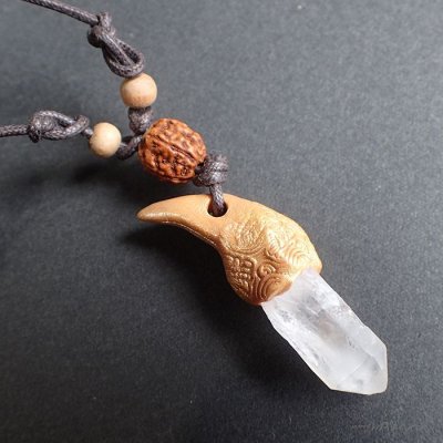 画像8: エルゥドの森 -大きな爪- ホランダイトインクォーツ