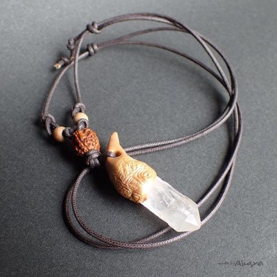 画像9: エルゥドの森 -大きな爪- ホランダイトインクォーツ