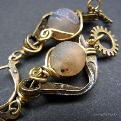 画像3: 工員の耳飾り トレジャーメノウ