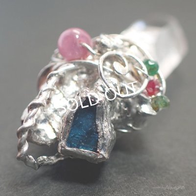 画像3: ペンデュラムトップペンダント タイムリンク水晶