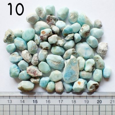 画像13: ラリマー タンブルカット原石 選べるパック