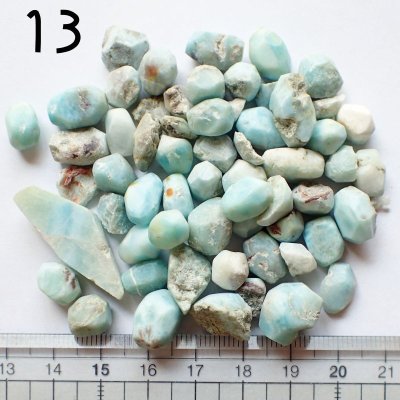 画像16: ラリマー タンブルカット原石 選べるパック