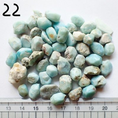 画像24: ラリマー タンブルカット原石 選べるパック