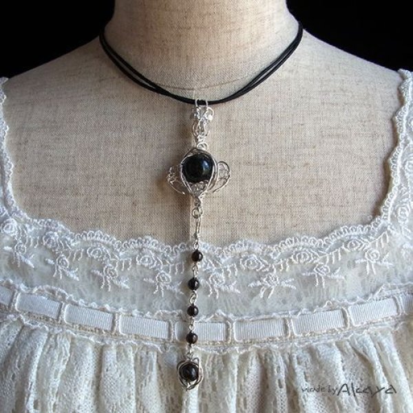 画像2: 宝石龍の首飾り 2種のオパール (2)