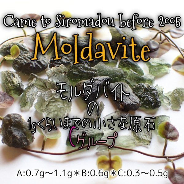 画像1: 【NEW】モルダバイト 小さな原石(Cグループ) (1)