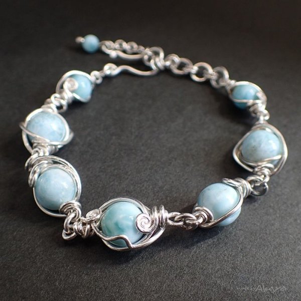 画像4: エルフのブレスレット ラリマー (4)