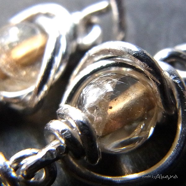 画像5: エルフの耳飾り シトリン (5)