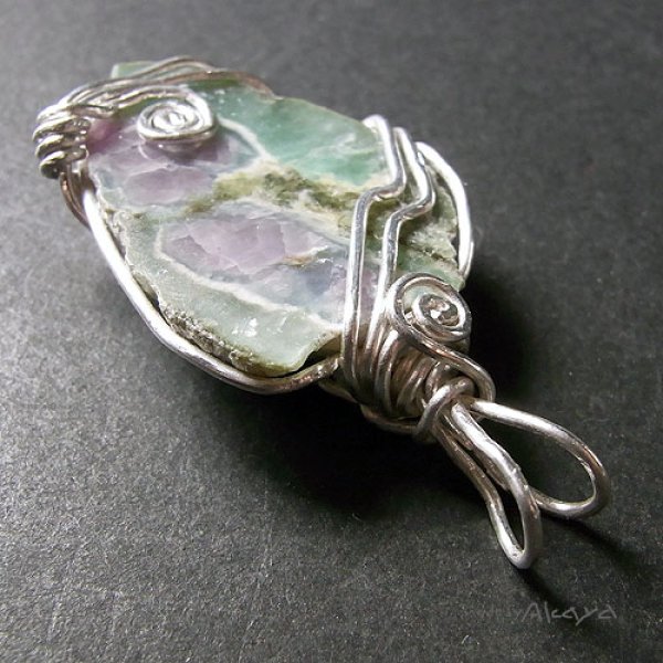 画像4: エルフのペンダント ルビーインゾイサイト (4)