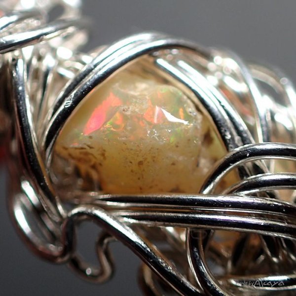 画像12: 虹精霊のペンダント オパール (12)