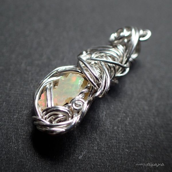 画像5: 虹精霊のペンダント オパール (5)